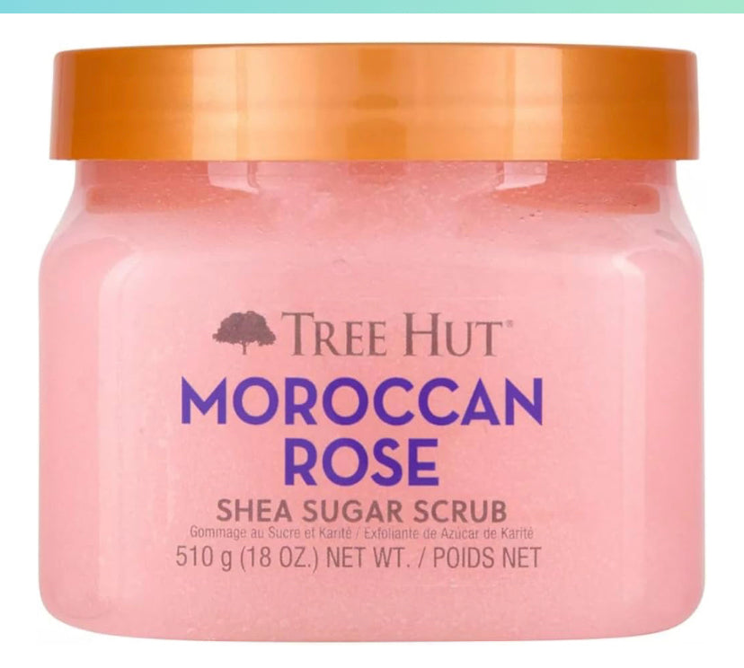 Shea Sugar Scrub Moroccan Rose ~ 18 oz