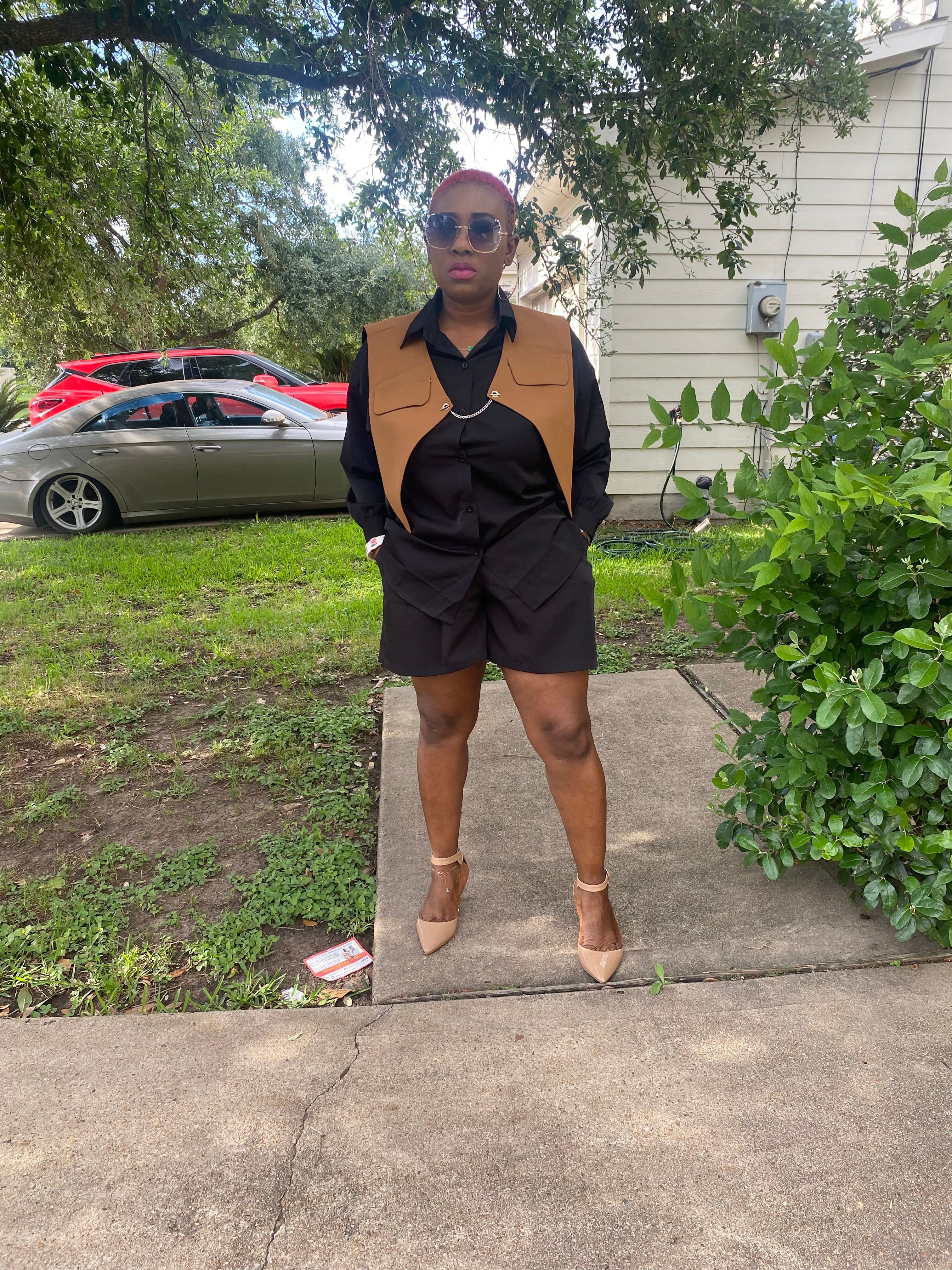 CEO boss chic shirt set