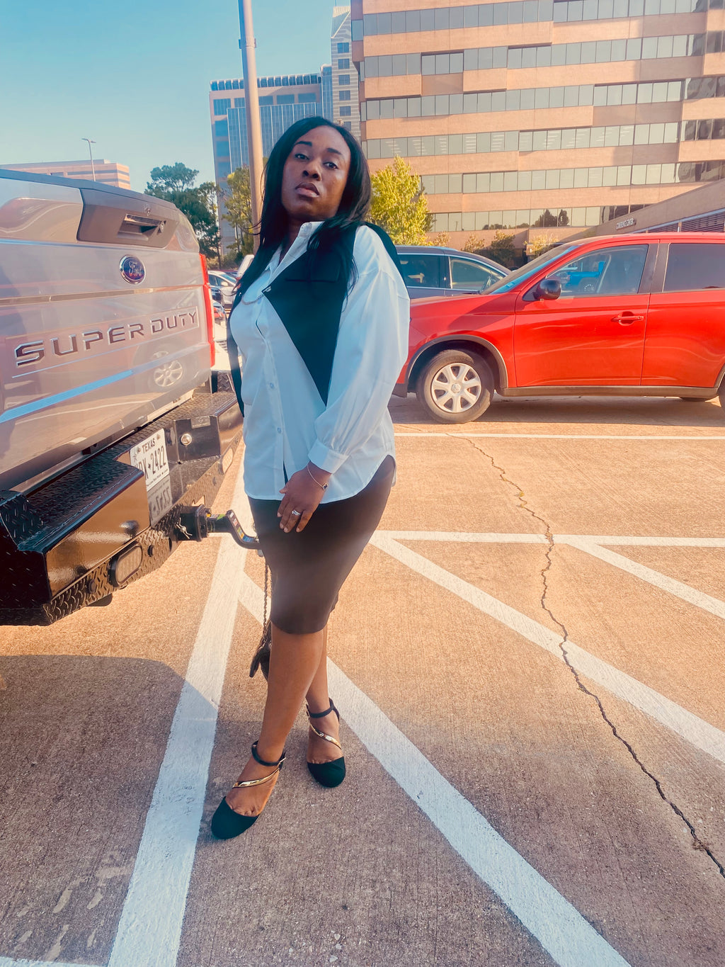 CEO boss chic shirt set