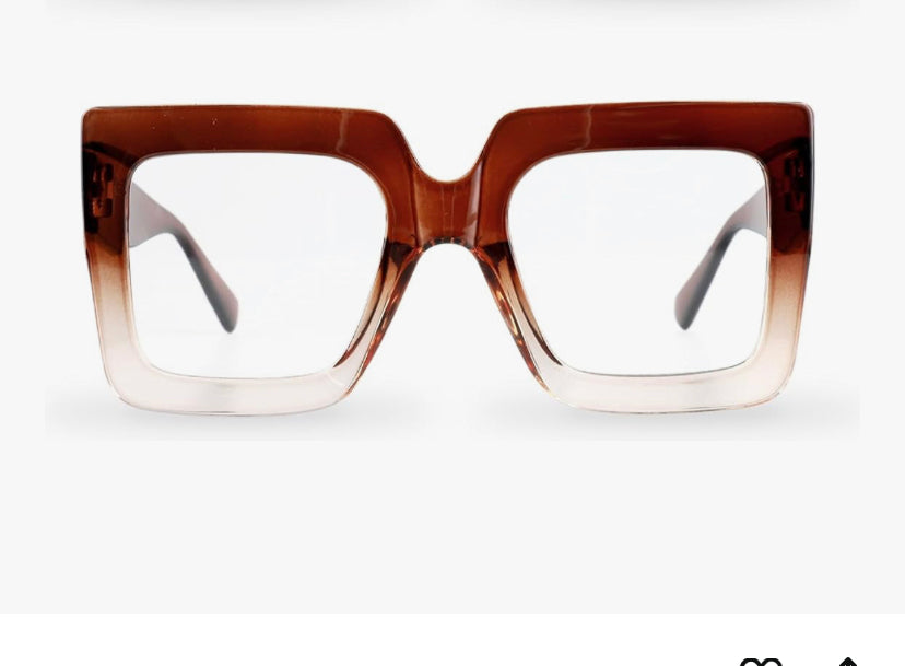 Oversized glasses